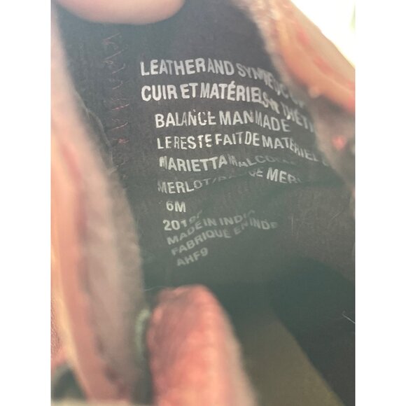 Earth Origins Marietta Malcolm Ankle Boot Size 6 Merlot Leather Slouchy Boho - Picture 4 of 8